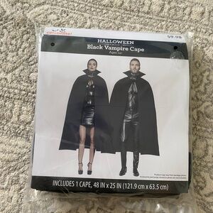 Black Vampire Cape for Adults